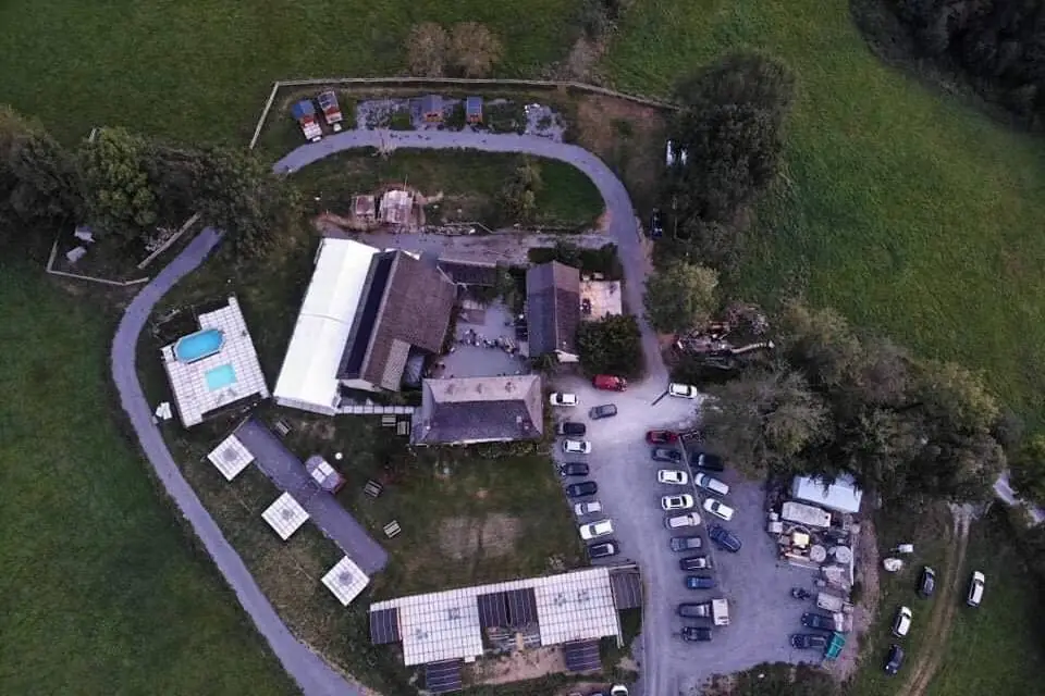 Les piscines vues du ciel