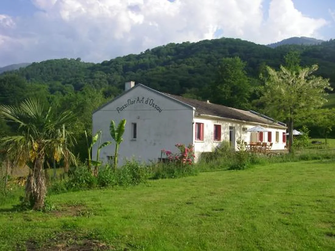 Le pignon Passiflor'Art d'Ossau, au pied des estives