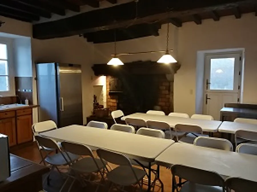 La salle de la maison béarnaise et sa cheminée